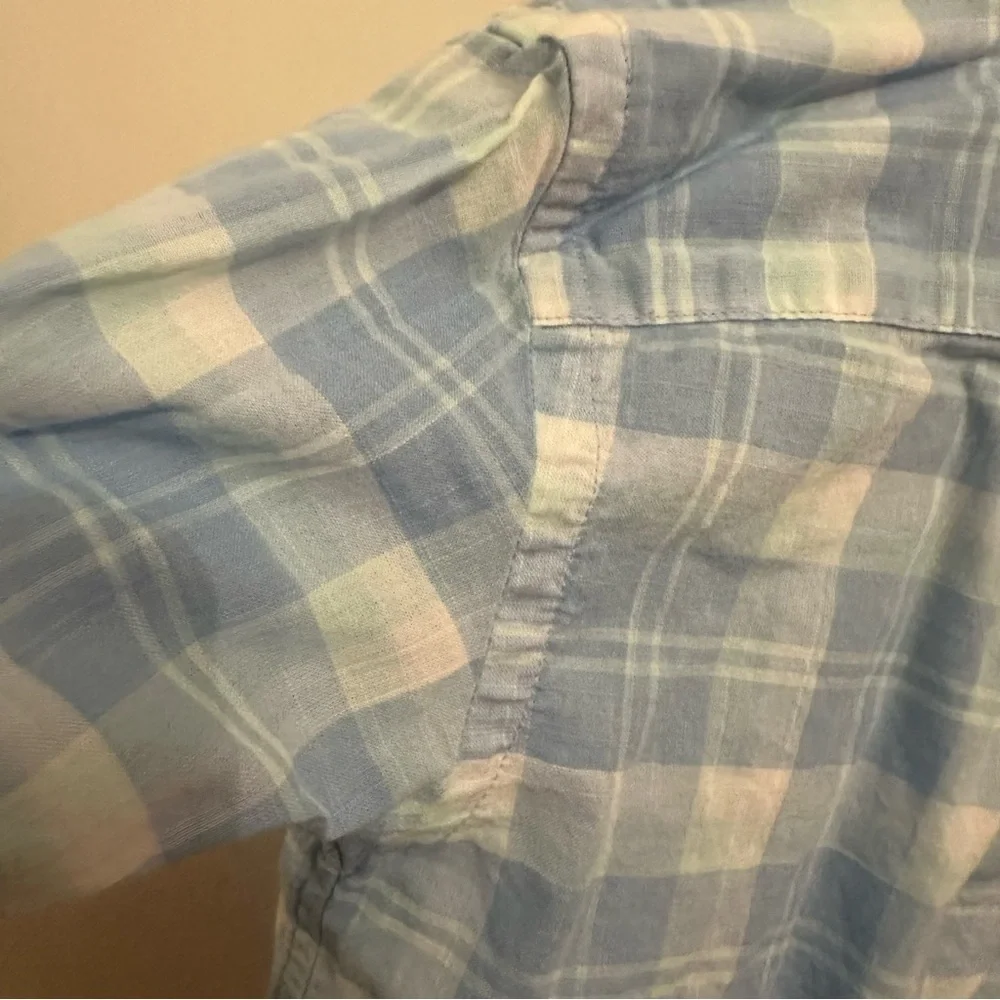 Vineyard Vines Linen Blend Button Down 4t Kids